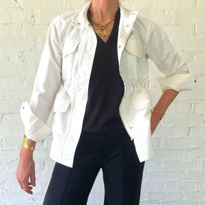 Everlane, Size Small, White, Over-Sized, Utility Jacket